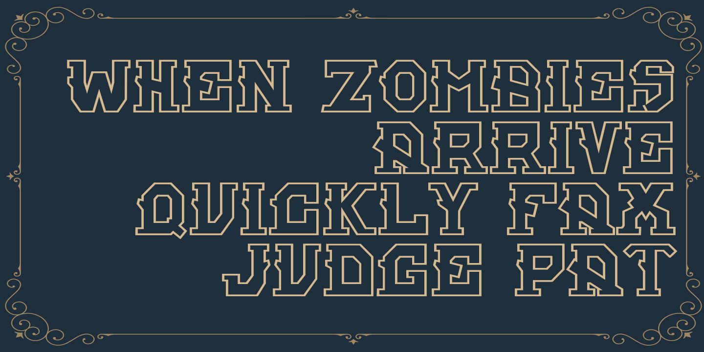 Пример шрифта Rasonic #7